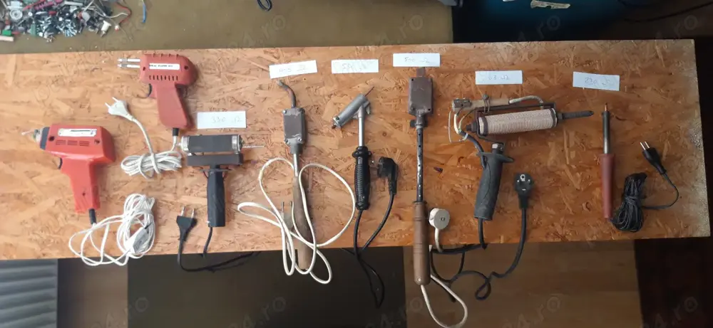 Vand pistol de lipit, contactoare si altele