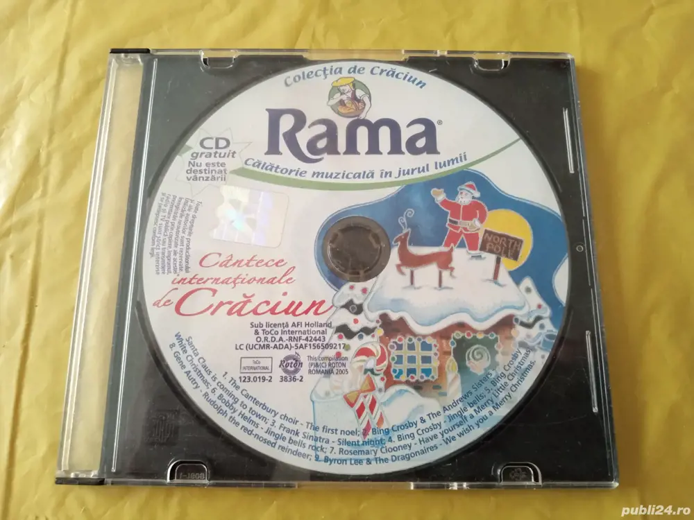 CD Colinde de Crăciun americane Frank Sinatra și altii, Colecția Rama