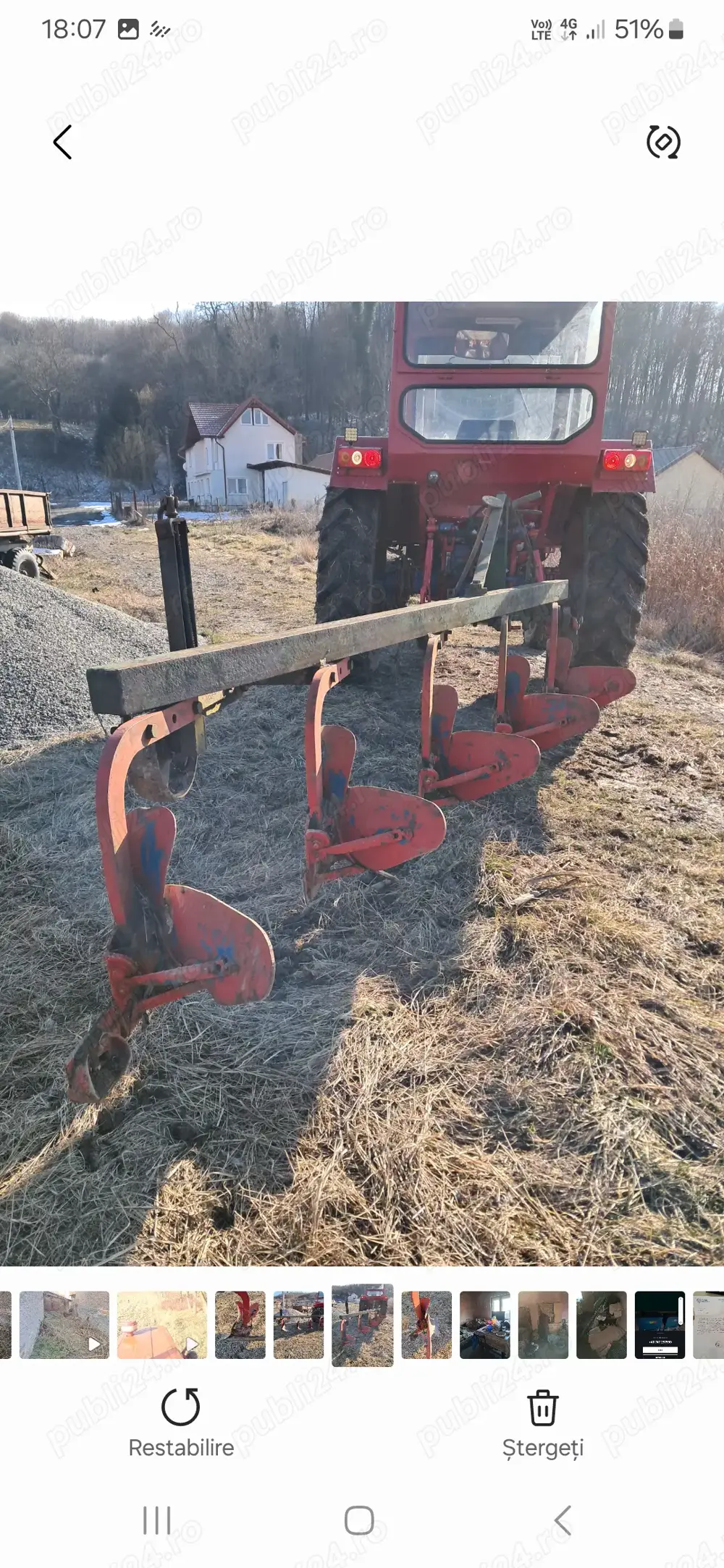 Vînd plug 5 brazde Austria  Vînd plug 5 brazde Austria