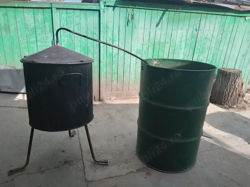 Cazan  de tuica inox 100 l  cu racitor