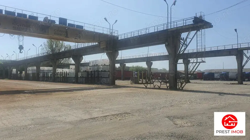 De inchiriat hala industriala, pod rulant, macara