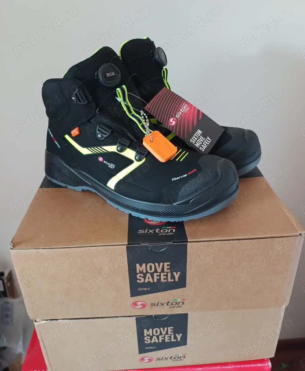 Bocanci de protectie cu bombeu Sixton Peak Resolute Scatto High S3 42 noi