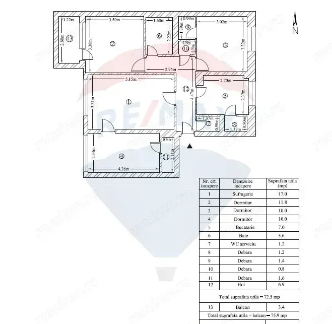 4 camere de VÂNZARE | Ultracentral - aproape de Faleza Dunării