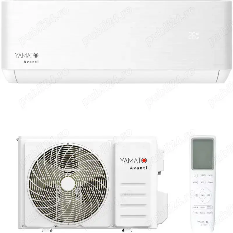 Aer conditionat Yamato Avanti, 12000 BTU, Clasa A++ A+, Inverter, Wi-Fi