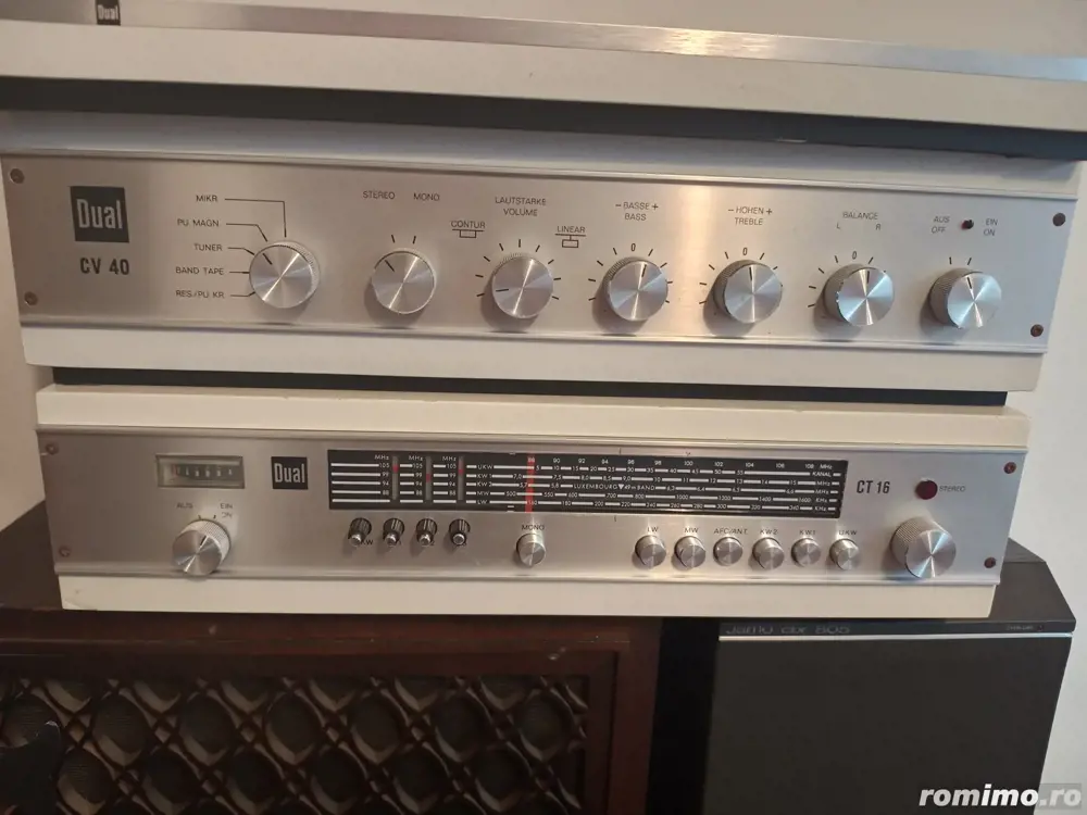 Amplificator și tuner Dual