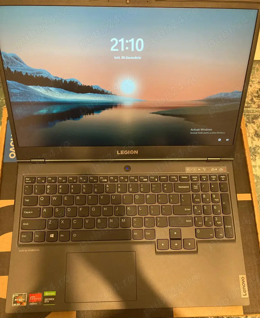 Lenovo Legion 5 15ARH05 AMD Ryzen 5 4600H 15.6" FHD 120 Hz 8 GB DDR4 3200 MHz 512 GB SSD - 1770 lei