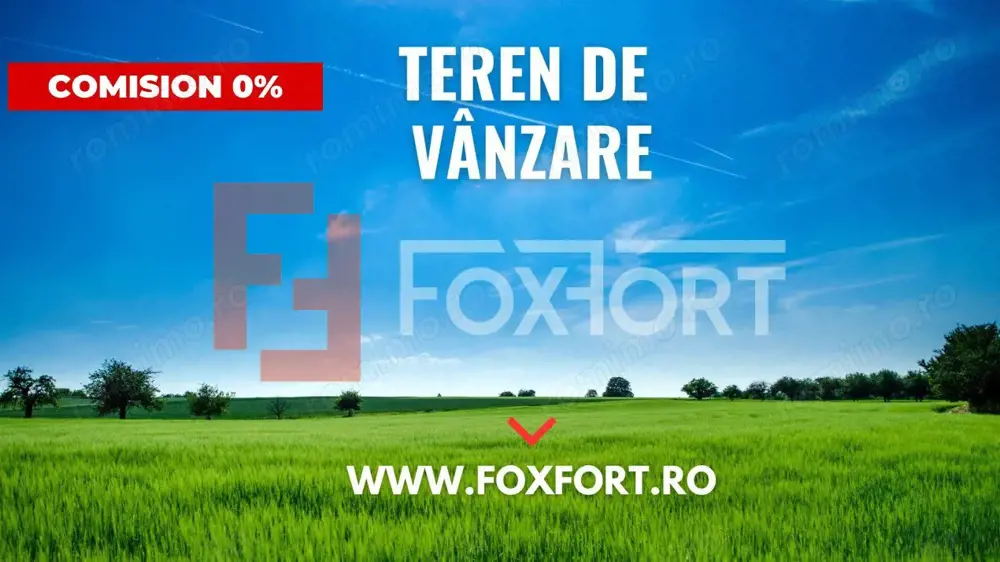 COMISION 0% Teren intravilan cu autorizatie de 1532 mp - Sanandrei