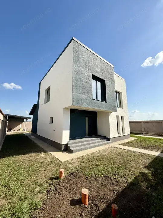 Vilă modernă cu 4 camere | Încălzire în pardoseală | Teren 505 mp