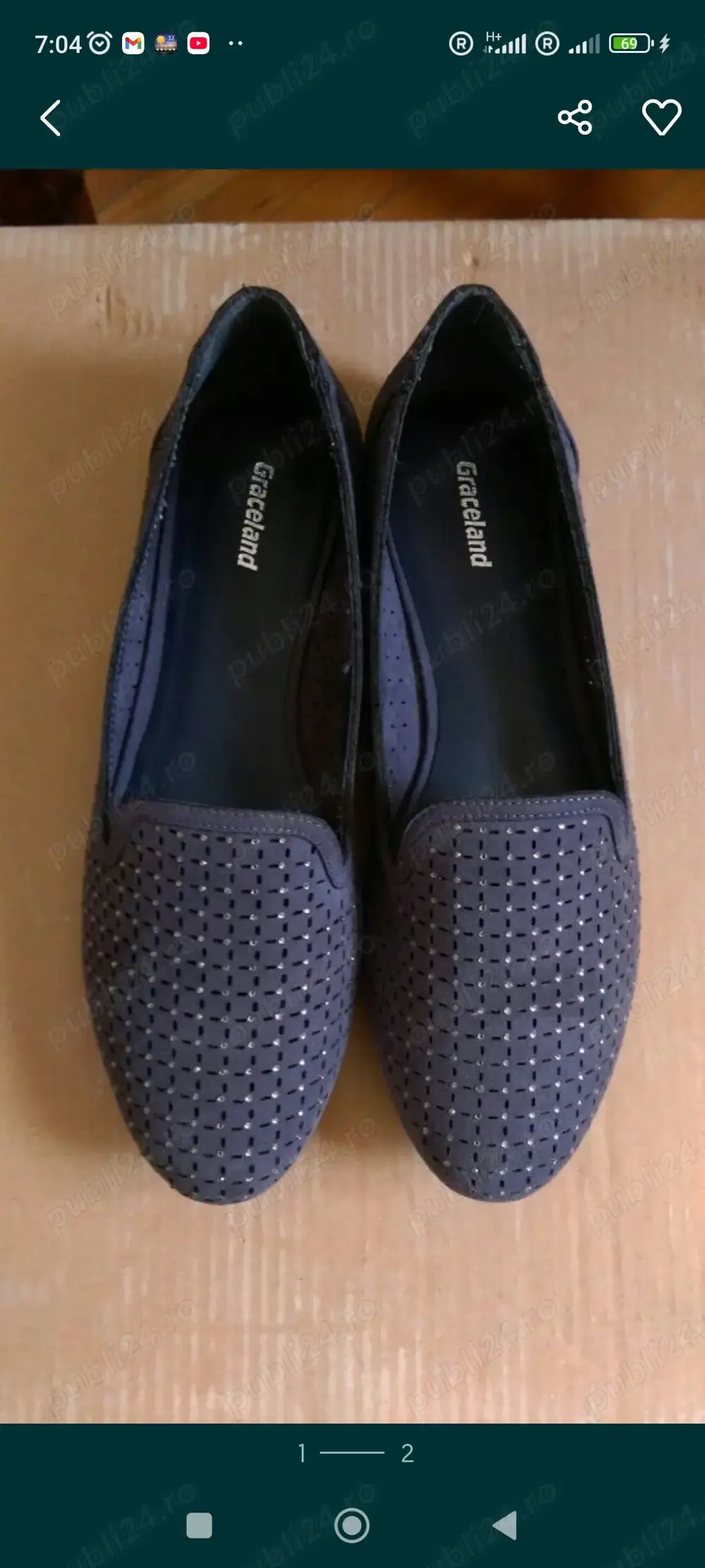 Balerini pantofi nr 38,5 39