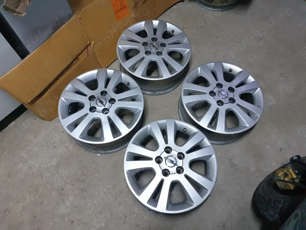 4 jante 5x110 R16-6JX15-ET49-Opel Zafira-Astra-Vectra-Corsa-etc-originale