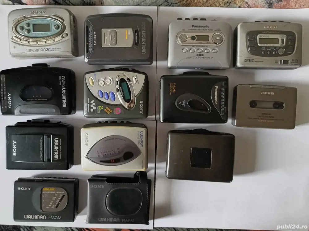 Walkmann Panasonic, Sony, Aiwa, Philips