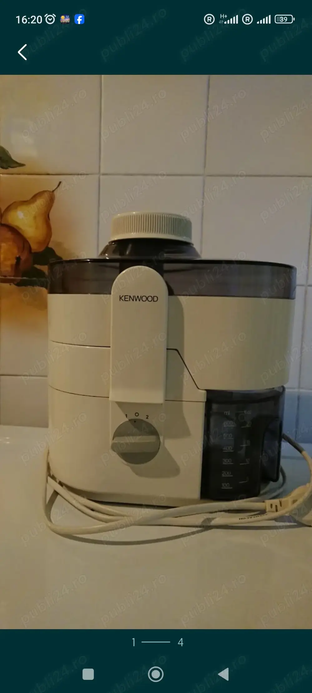 Storcător fructe Kenwood 