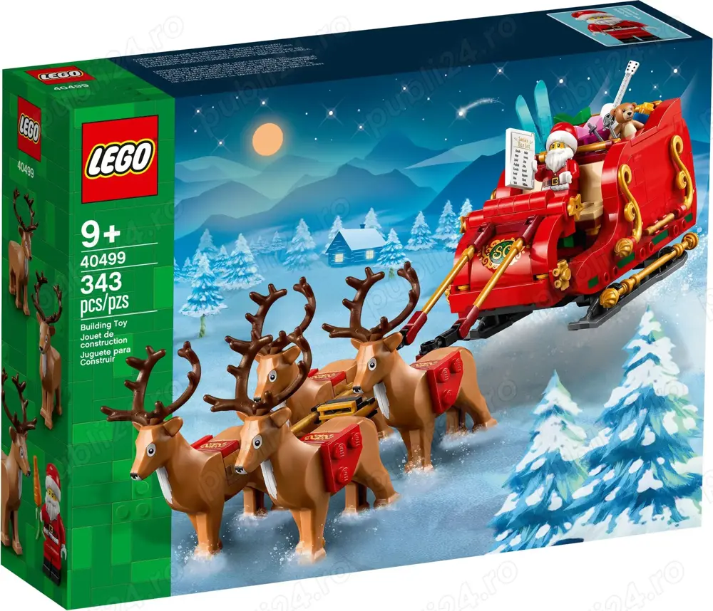 LEGO Christmas 40499 Santa's Sleigh - NOU