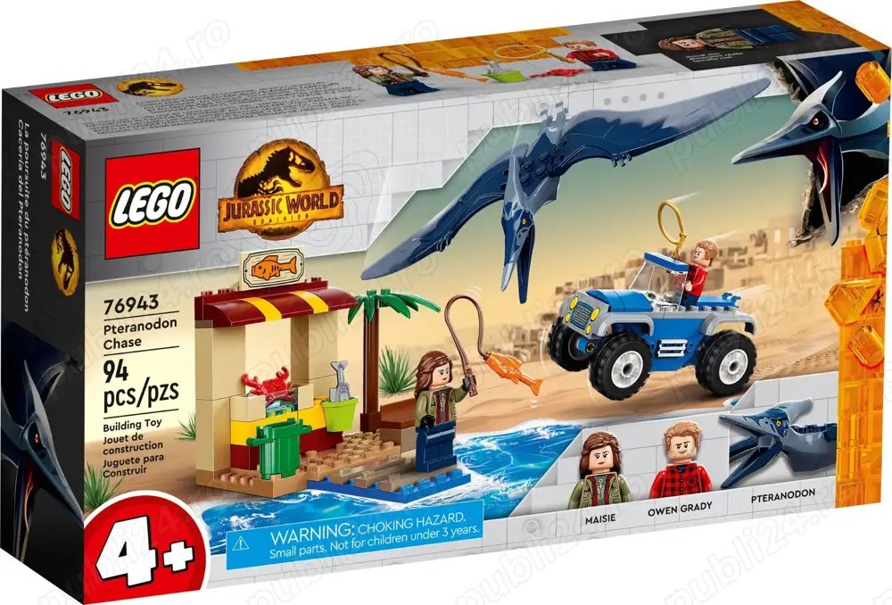 LEGO Jurassic World 76943 Pteranodon Chase - NOU