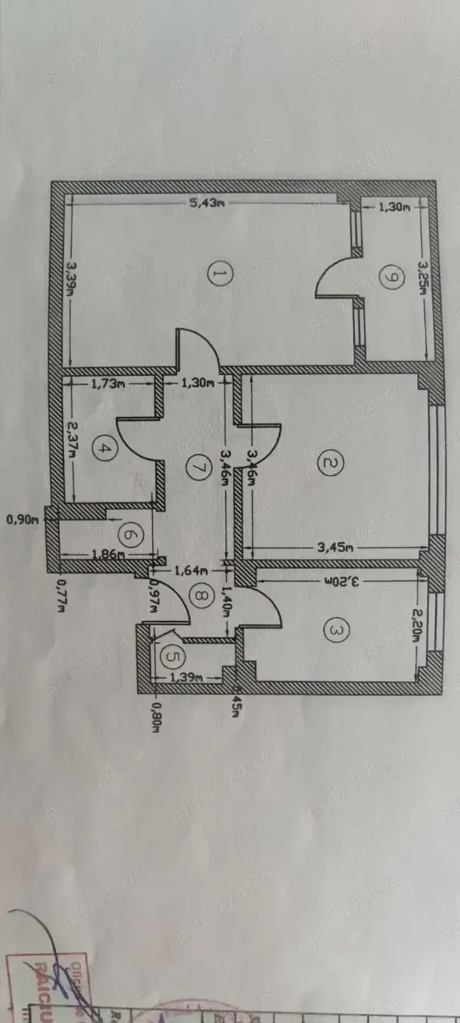 Apartament 2 camere decomandat