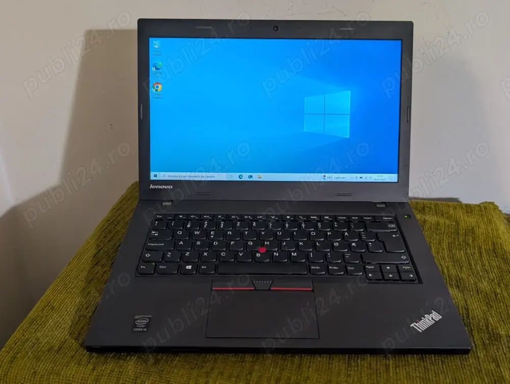 Laptop Lenovo ThinkPad L450, intel core i5-5200U,ram 8GB, 256GB SSD, display 14 inch