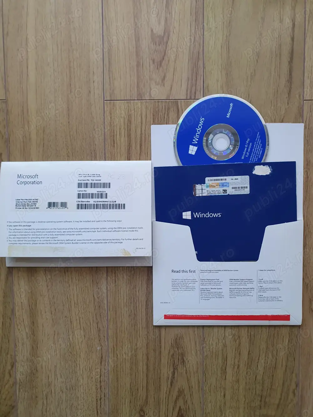 Microsoft Windows 8.1Pro pentru colectionari