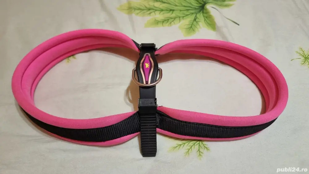 Vând Ham Câine, Ferplast, Roz cu Negru, Nou Vând Ham Câine, Ferplast, Roz cu Negru, Nou