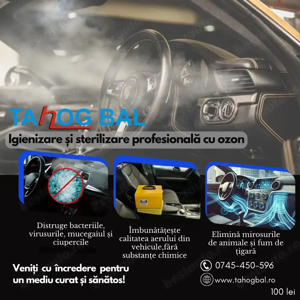 Igienizare autoturisme ZALAU