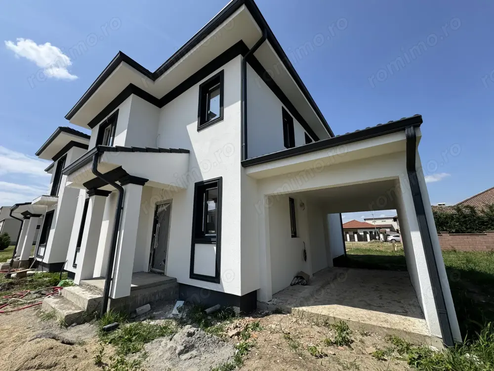 COMISION 0%. Duplex cu carport , finisat la cheie 