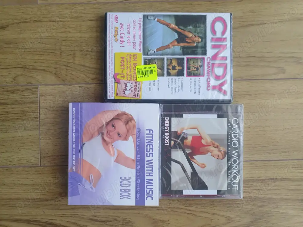 CD DVD-uri cardio  fitness pilates yoga
