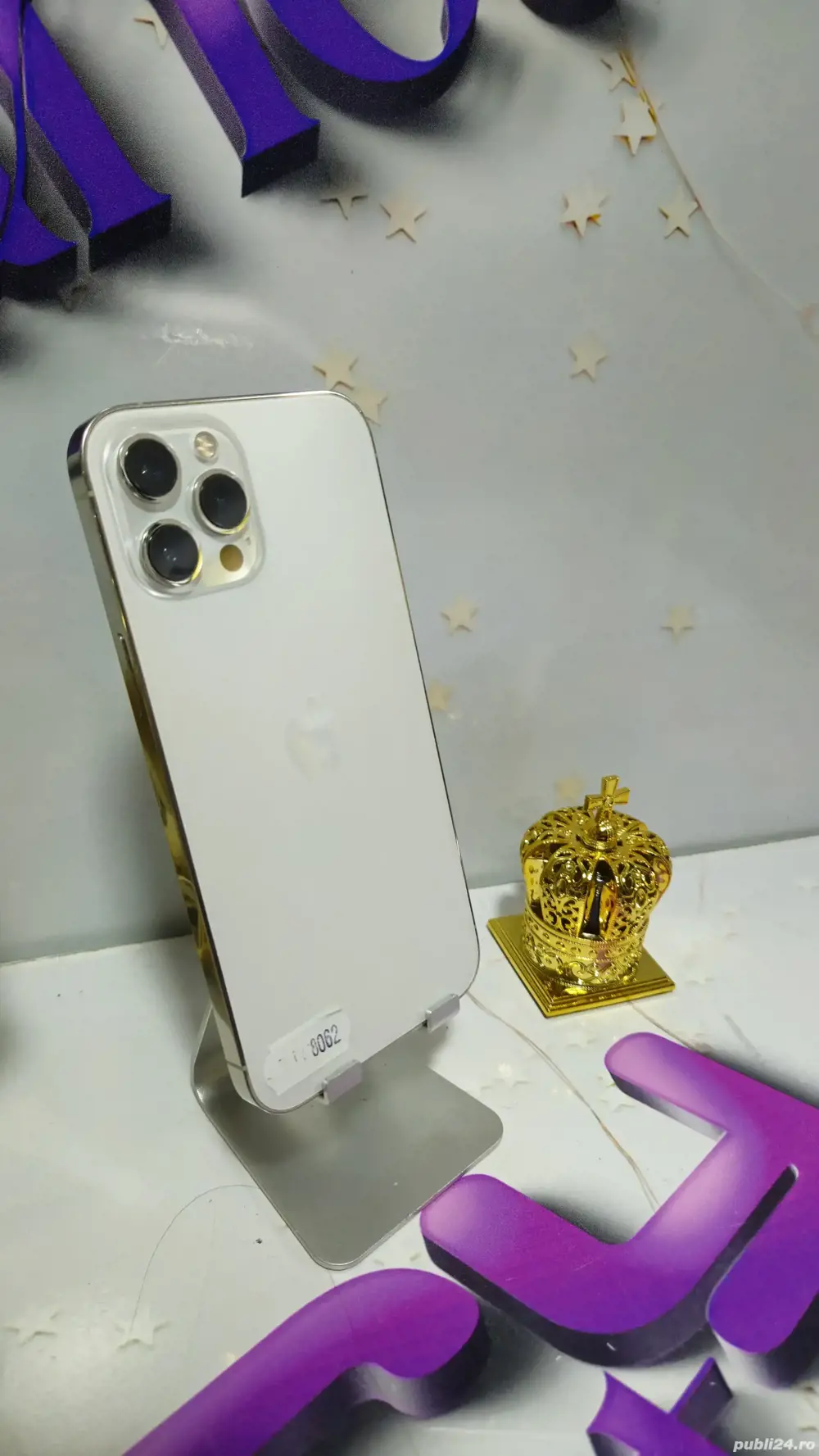 iPhone 12 PRO MAX White128GB Baterie:83%.Pre  fix!