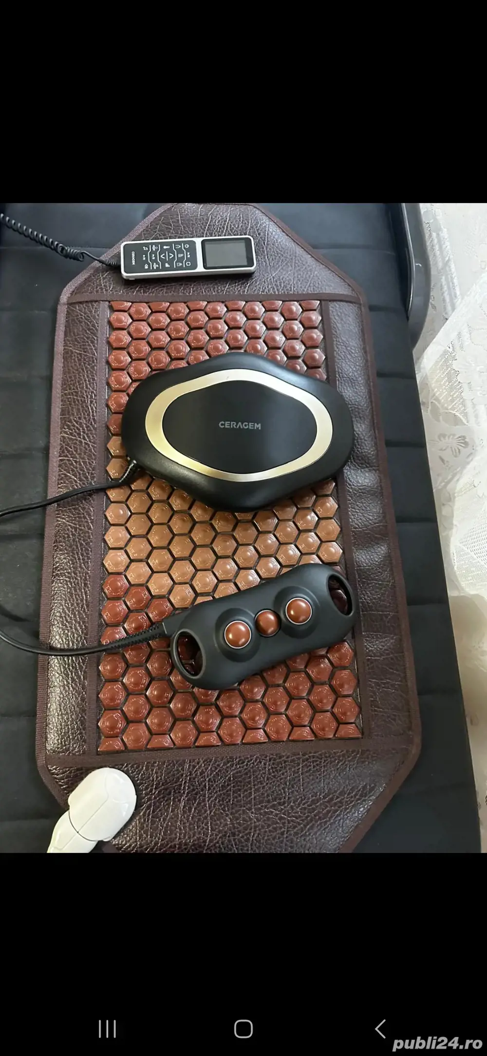 Pat de masaj si termoterapie CERAGEM folosit foarte putin