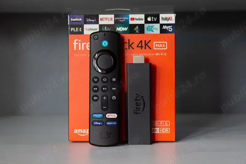 Amazon Fire Stick4K +4K Max+ Progr TV filme subs RO