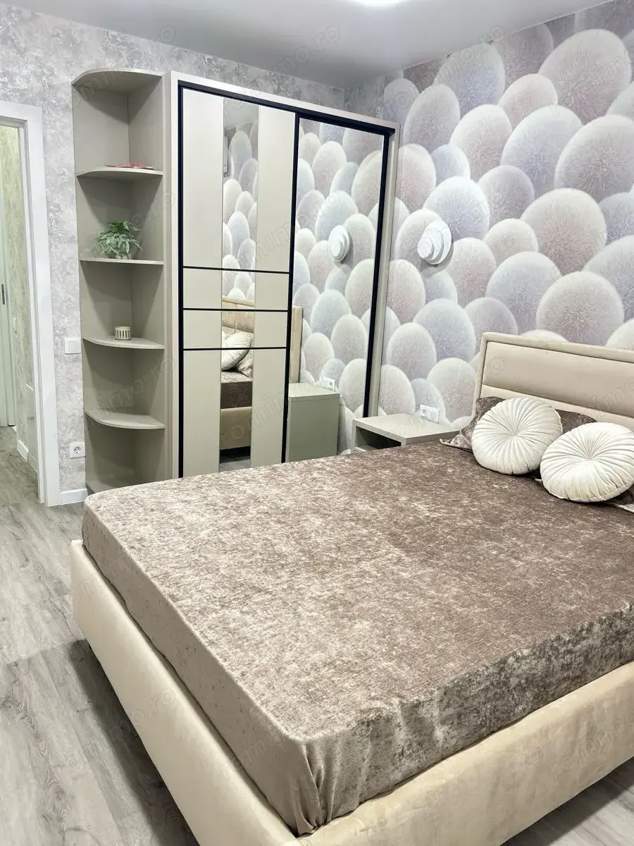 apartament de inchiriat cu 2 camere mobilat modern Baneasa