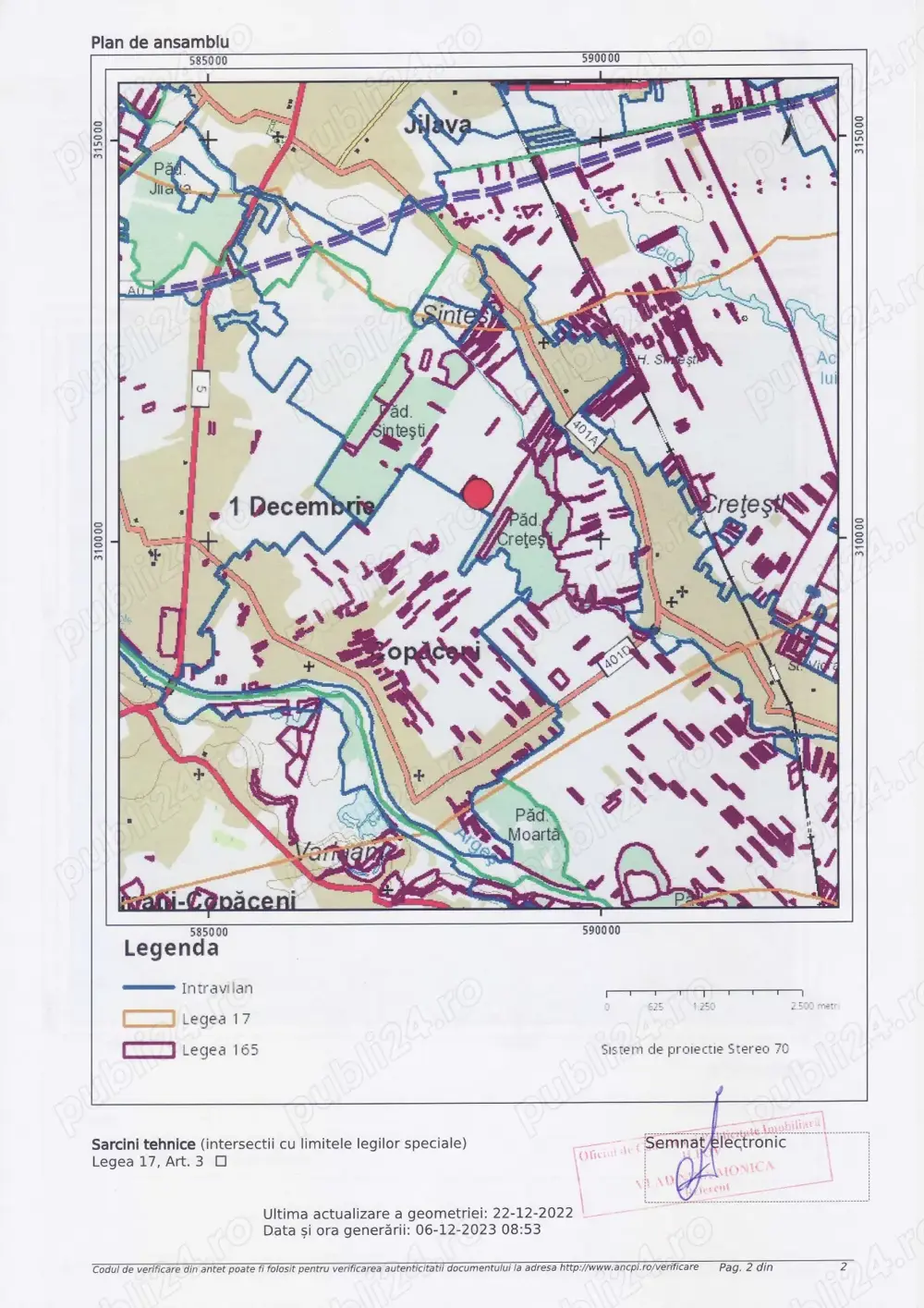 Teren arabil Sintesti, Vidra, Ilfov