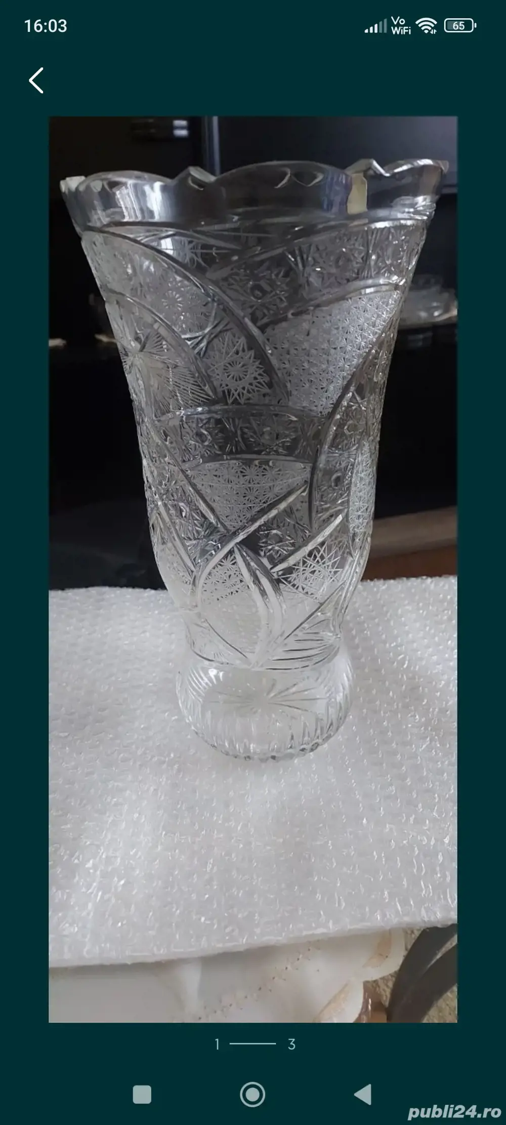 Vaze cristal Vintige 