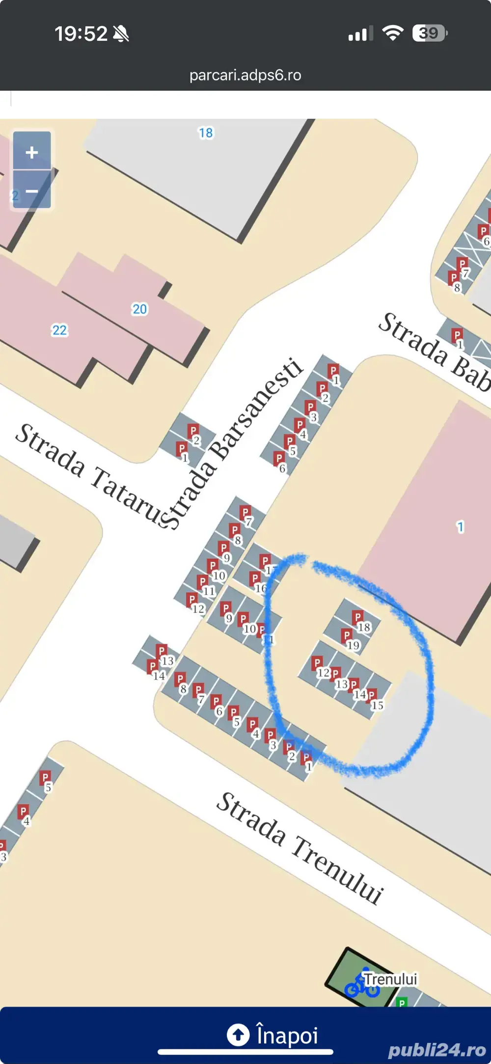 schimb loc parcare ADP sector 6