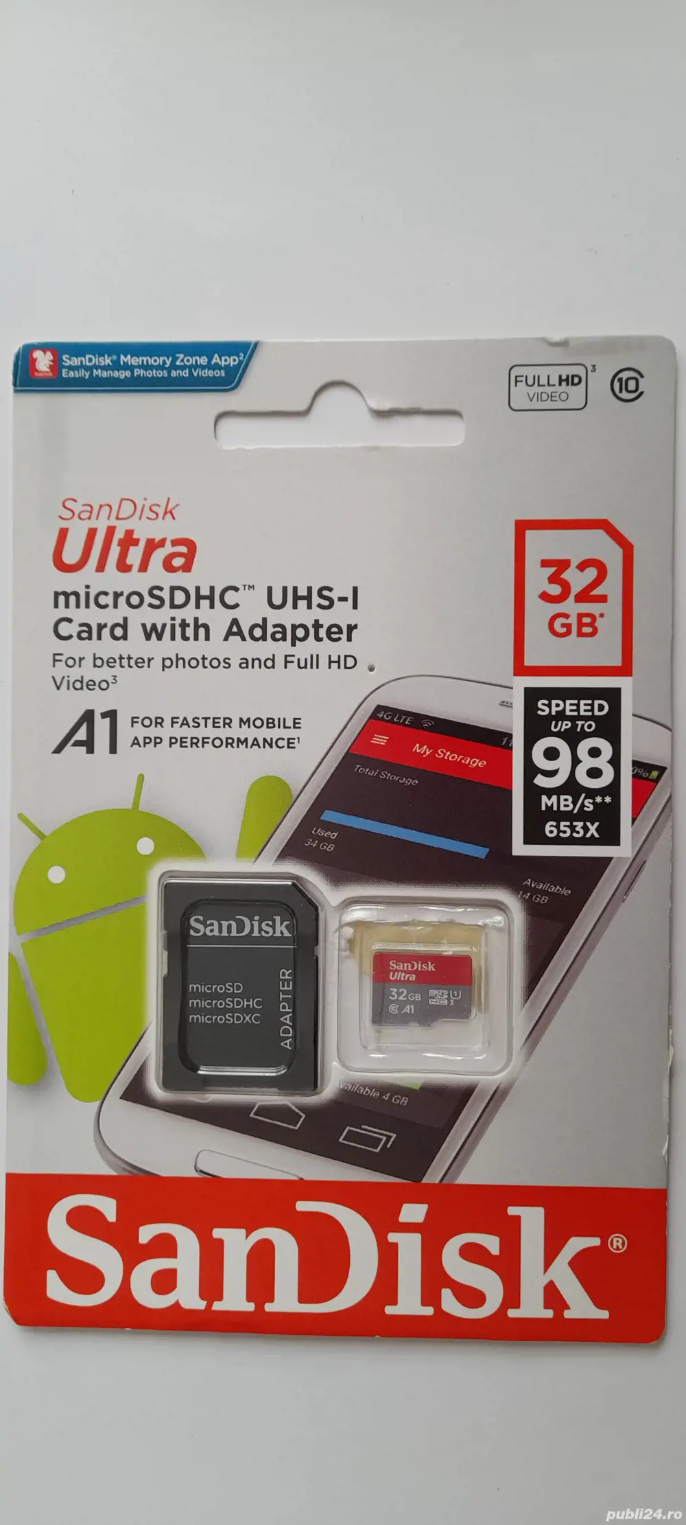 Memorie SanDisk 32 Gb