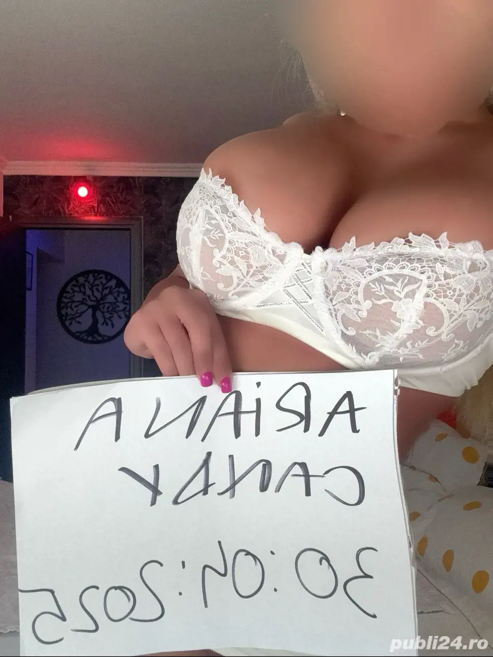 Ariana   Confirmare pe Forum! Va rog să mi lăsați mesaj pe Wapp!