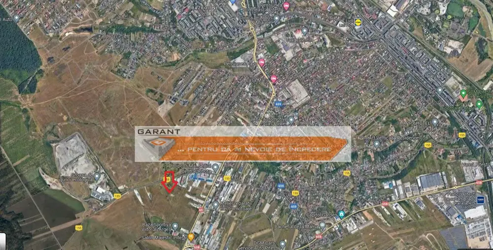  Vand teren pentru Hale, Albota, S=10000mp , front stradal 80m