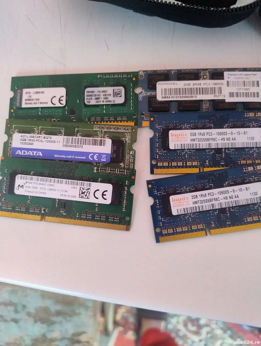 Module ddr3 4gb ,2,gb