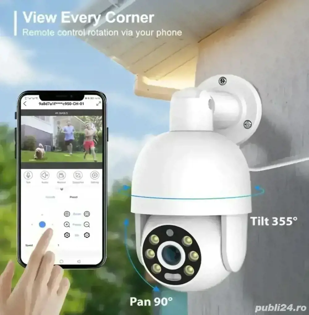 Camera supraveghere exterior 4MP PoE IP