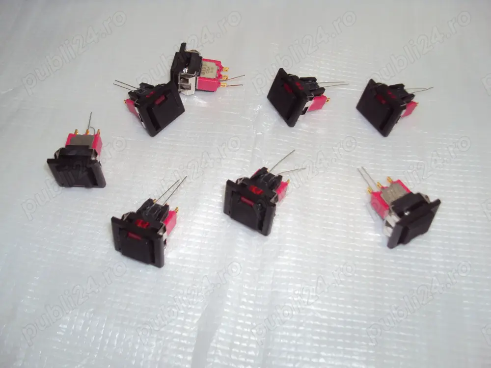 intrerupător Push fără retinere cu led