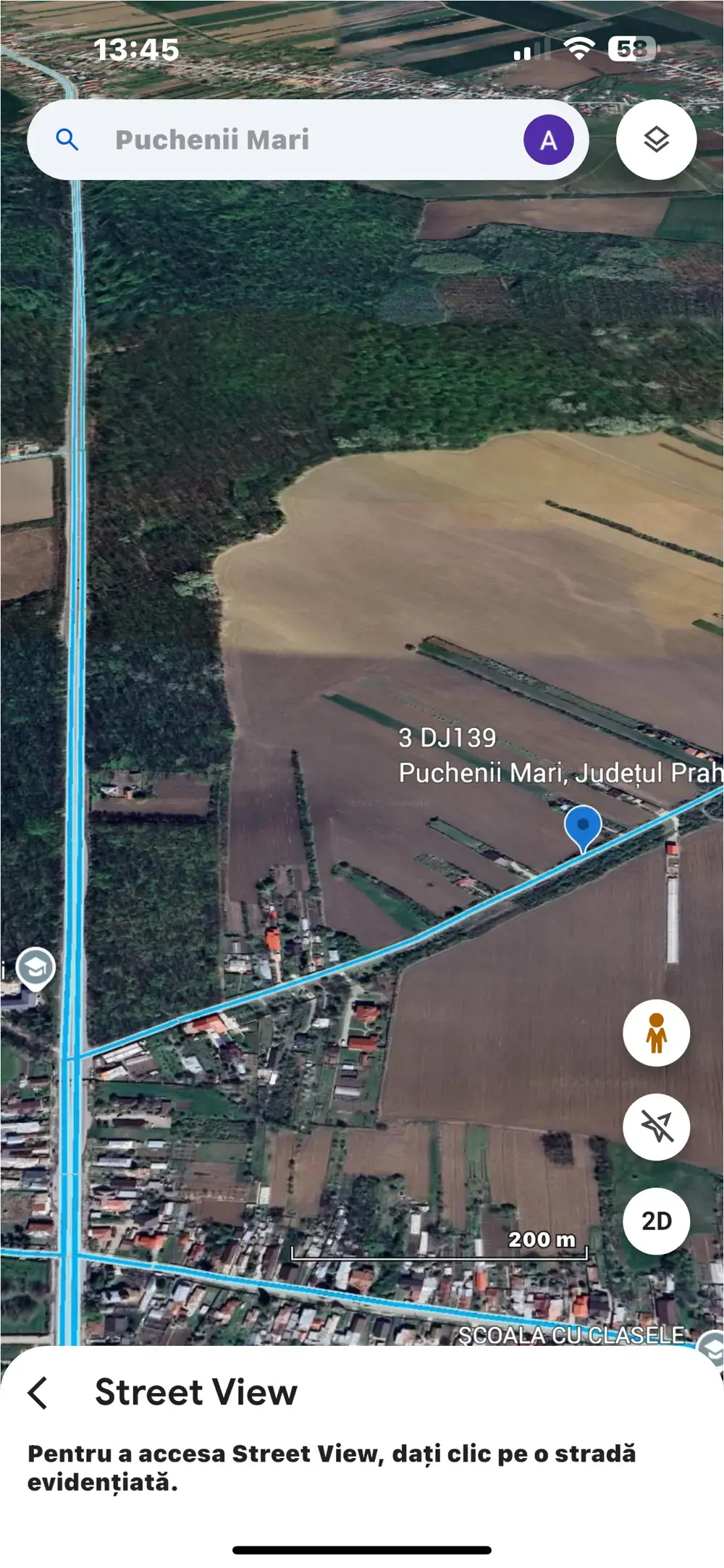 vand teren intravilan puchenii mari intre case