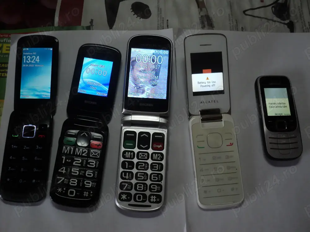 Telefoane ,TCL 406,si telefoane cu clapa ptr. seniori