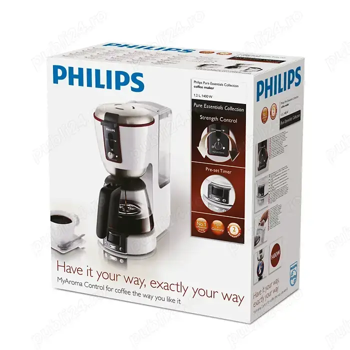Cafetiera Philips Pure Essential 1200 W