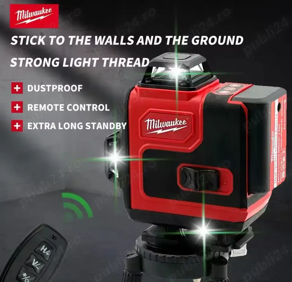 Nivelă Laser Milwaukee cu 16 Linii-Profesională