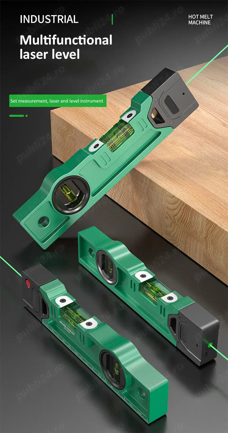 Nivelă laser 3 în 1 - Multifuncționala+Profesională