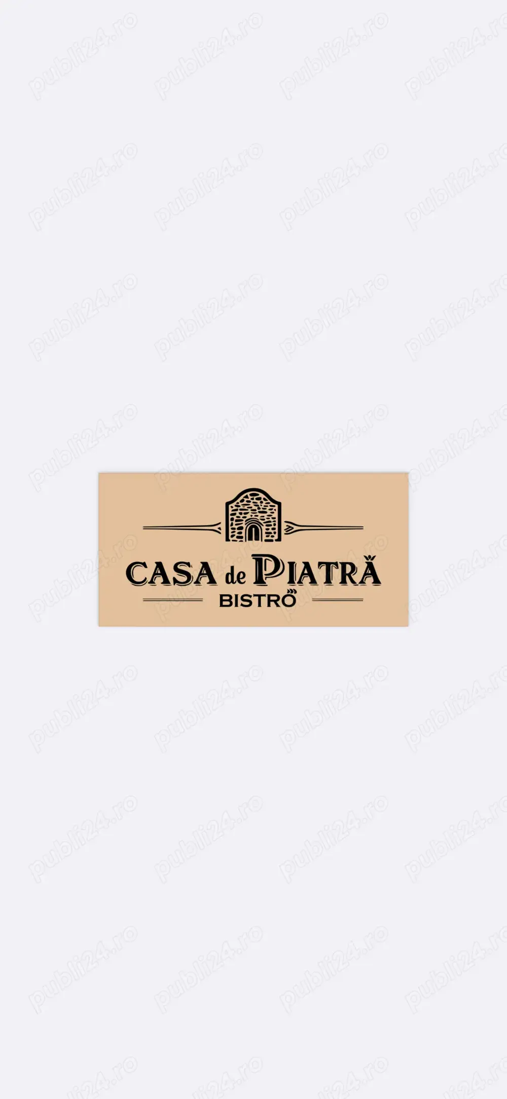 Restaurant Casa de Piatra Bistro angajează bucatar cu experiență 