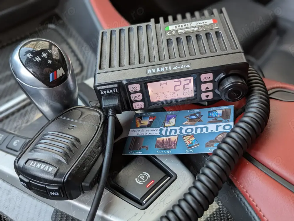 Statie Radio CB AVANTI Delta VOX 15 Autosquelch 12V 24V Roger Beep * Editie noua 2025 *