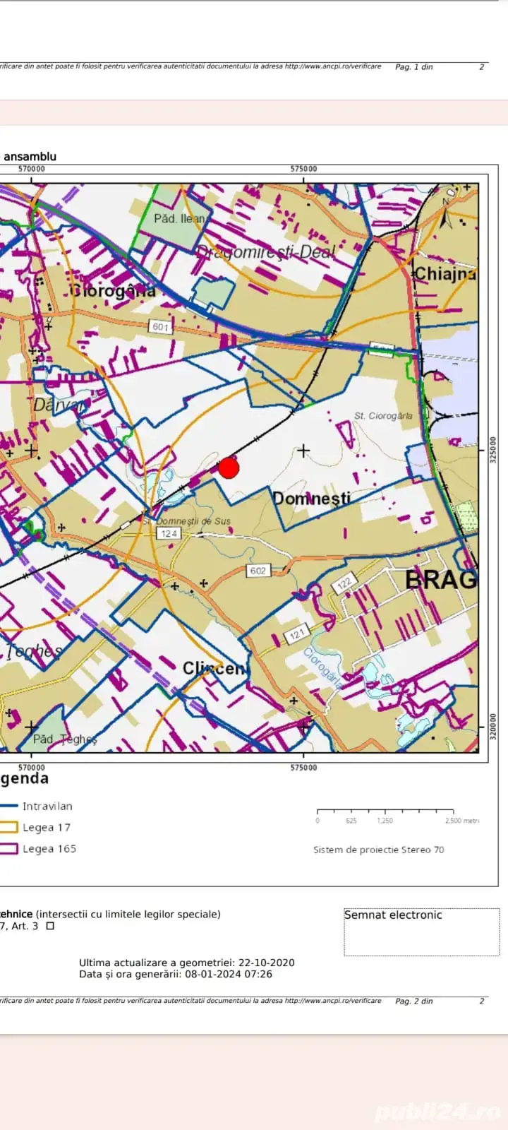 Teren intravilan de vanzare, Domnesti, Ilfov - 534 mp