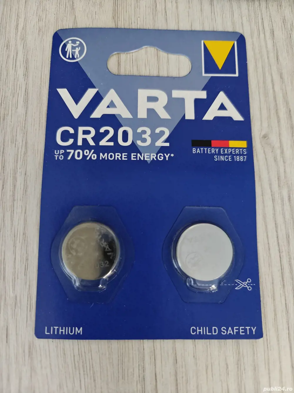 Set 2 baterii Varta CR2032