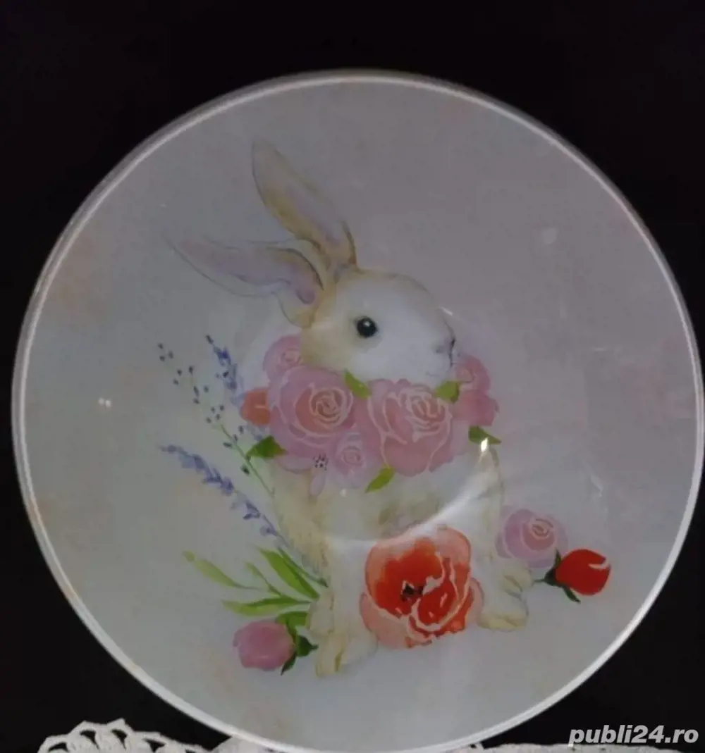 Platou sticlă francez 