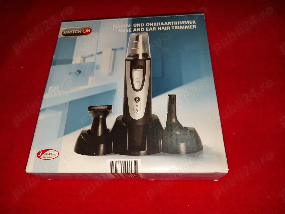 Aparat pentru indepartare   tuns par din nas, urechi si sprancene cu accesorii