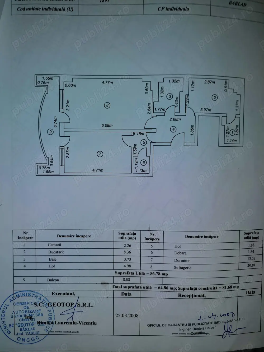 Apartament super spatios, zona Capsa Iris 